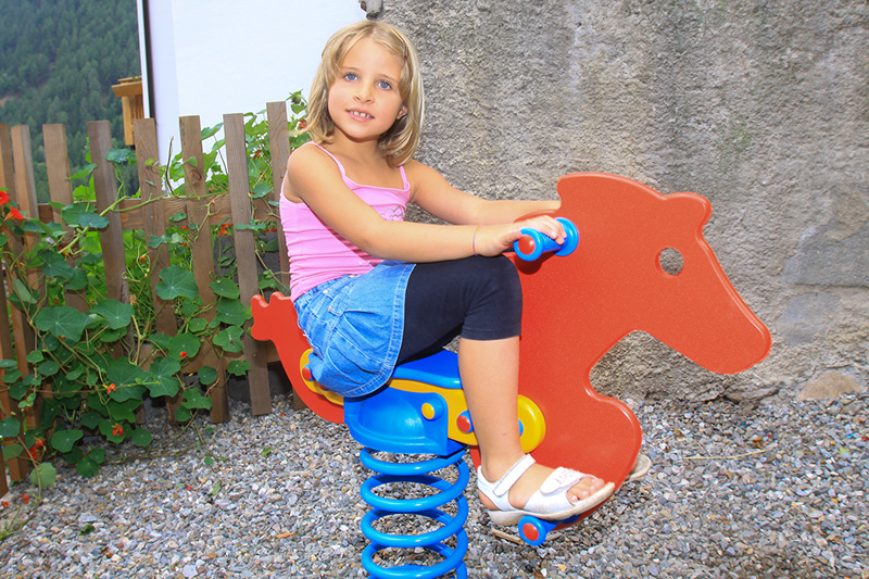 Altalene nel parco giochi