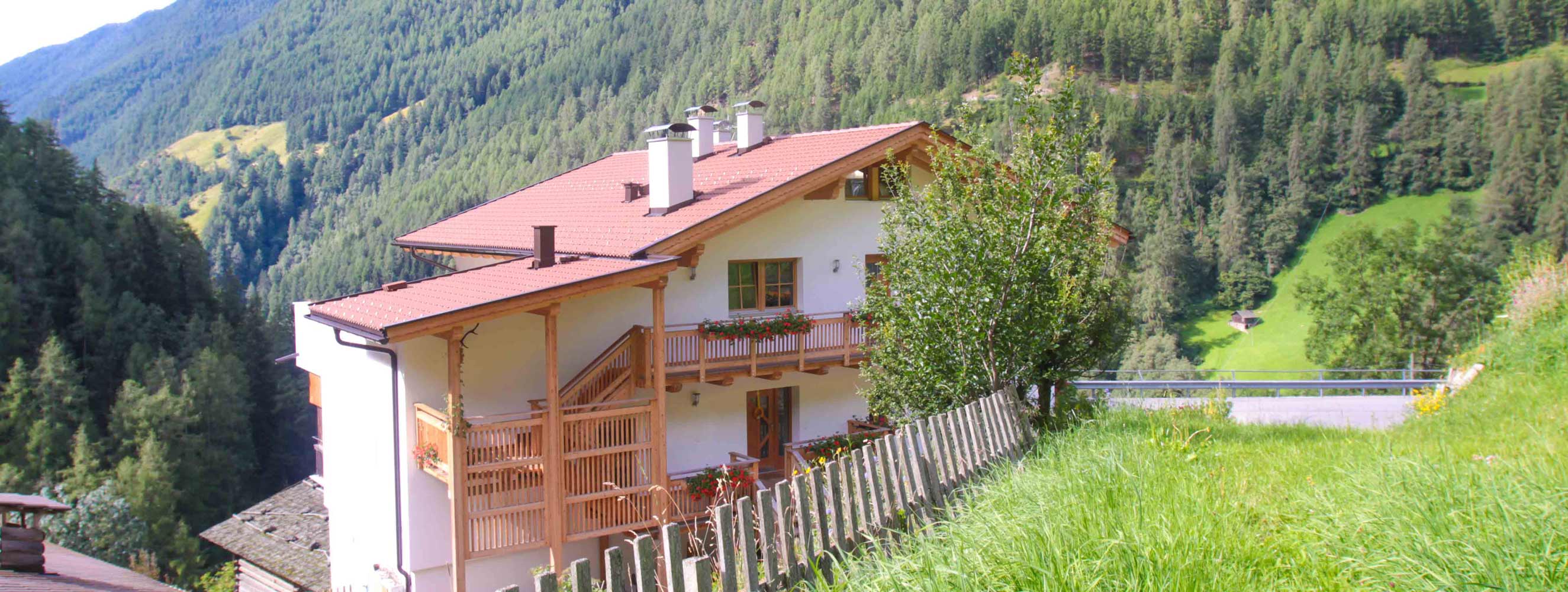 Arrivo al Maso Tumlhof